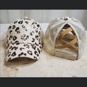 The Famous Criss Cross Hat in White Leopard!!!